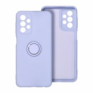 SILIKONINIS RING dėklas for SAMSUNG A37 5G violet