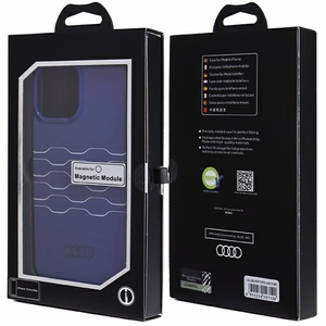Audi IML Magnetinis dėklas telefonui iPhone 13 Pro Max - mėlynas