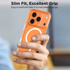 Tech-Protect Magpeak MagSafe CC dėklas iPhone 17 Pro telefonui - skaidrus