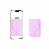 Tech-Protect LifeMag MagSafe PB10 5000mAh Išorinė baterija (f) - rožinė