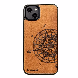 Bewood Traveler Merbau деревянный чехол для iPhone 15 Plus