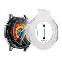 Tech-Protect Easy Set+ 2 rinkinys grūdintas stiklas Huawei Watch GT 5 46 mm - skaidrus