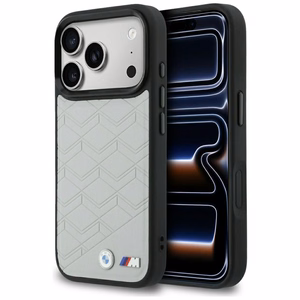 BMW M Shape Logo MagSafe Dėklas for iPhone 17 Pro pilkas