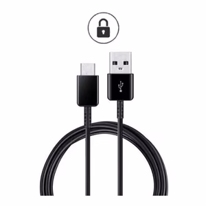 USB kabelis Samsung EP-DG970BBE juodas "Type-C" 120cm