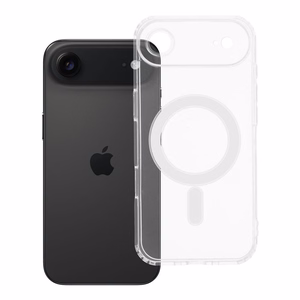 CLEAR MAG COVER dėklas telefonui su kameros apsauga, suderinamas su Magnetiniu IPHONE 17 Air permatomas