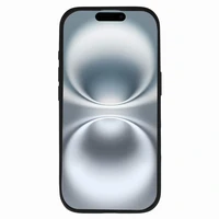 Akrilinis spalvotas magnetinis dėklas telefonui Iphone 17 juodas