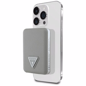 Guess Grained Triangle isorine baterija su MagSafe 5000mAh 15W USB-C - smelio