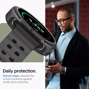 Spigen Liquid Air dėklas laikrodžiui Samsung Galaxy Watch 8 44mm - matinis juodas