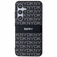 DKNY odinis Mono Stripe ir Metal Logo dėklas telefonui Samsung Galaxy S24+ - juodas