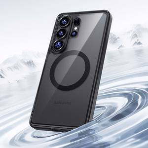 "Benks" magnetinis kristalų TPU rėmelis (0050), skirtas "Samsung Galaxy S26 Ultra black