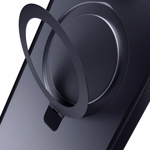 3mk Smoke Чехол Mag&Stand для Apple iPhone 15 Pro Max - чёрный