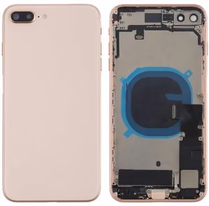 Galinis dangtelis iPhone 8 Plus Gold pilnas su šleifais originalus (used Grade B)