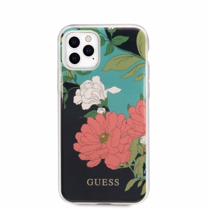 Guess GUHCN58IMLFL01 iPhone 11 Pro juodas/juodas N°1 Gėlių kolekcija
