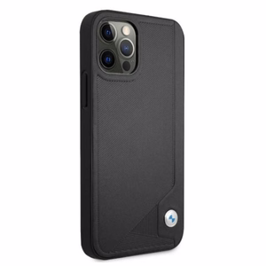 BMW Odinis įspaustas dėklas iPhone 12 / iPhone 12 Pro - juodas