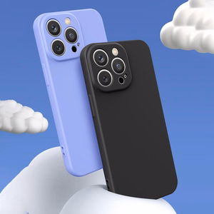 Silikoninis dėklas iPhone 14 Plus silikoninis dėklas violetinis