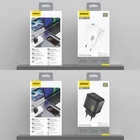 Dudao A28 45W GaN USB-C sieninis įkroviklis - juodas