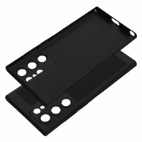 BREEZY dėklas telefonui SAMSUNG S22 Ultra juodas