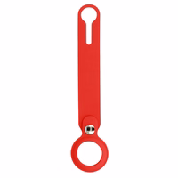 Silikoninė kilpa Airtag raudona