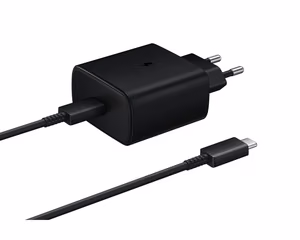 Įkroviklis Samsung EP-TA845 45W + Type-C kabelis juodas