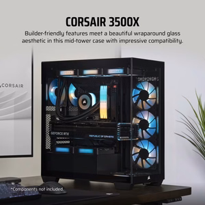Corsair 3500X RS-R ARGB Midi Tower juodas