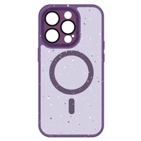 Tel Protect Magnetinis Splash Matinis dėklas telefonui iPhone 15 Plus violetinis