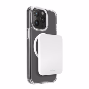 Puro Slim Power Mag 4200mAh Power Bank with MagSafe USB-C - White