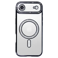 Dėklas telefonui (m) Bling Magsafe Case for Iphone 17 Air - juodas