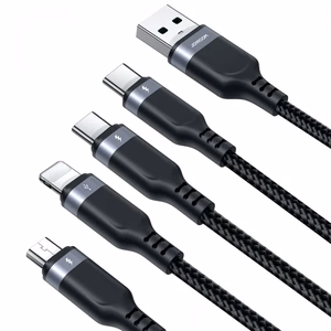 USB laidas Joyroom 4in1 / S-1T4018A18 juodas 120cm