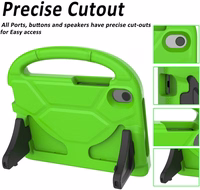 Dėklas Shockproof Kids Samsung X210/X215/X216 Tab A9 Plus 11.0/X230/X235/X236 Tab A11 Plus 11.0 žalias