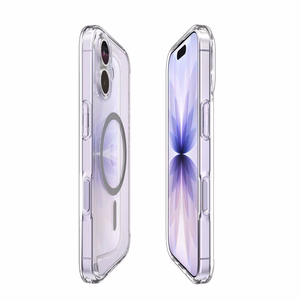 Spigen Ultra Hybrid Magnetinis dėklas telefonui iPhone 17 - Skaidrus pilkas