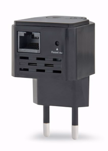 Gembird WNP-RP300-03-BK tinklo kartotuvas 300 Mbit/s juodas
