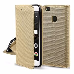 Dėklas Smart Magnet Xiaomi Redmi 17 4G/5G auksinis
