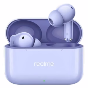 Belaidės ausinės Realme Buds T200 violetinės