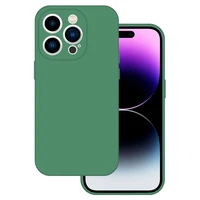 Dėklas telefonui Tel Protect Silicone Premium iPhone 15 Pro Max tamsiai žalias