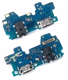 Lanksčioji jungtis Samsung M225 M22 2021/M325 M32 2021 su įkrovimo kontaktu, mikrofonu, ausinių lizdu originali (service pack)