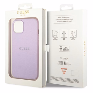 Guess GUHCP14MPSASBPU iPhone 14 Plus / 15 Plus Dėklas - violetinis
