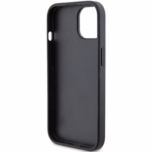Karl Lagerfeld Quilted K Pattern dėklas telefonui iPhone 15 Plus / 14 Plus - juodas