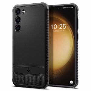 Spigen Rugged Armor dėklas telefonui Samsung Galaxy S23 - matinė juoda