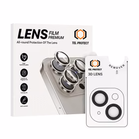 Apsauginis stiklas Tel Protect 3D Lens ant kameros Iphone 11 juodas (2 lęšiai)