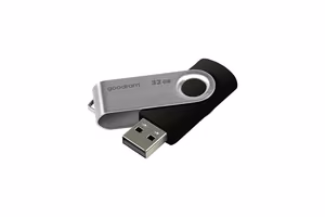 Goodram UTS2 USB atmintukas 32 GB USB A tipo 2.0 Juoda, Sidabras