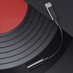 Adapteris CHOETECH USB Type-C (M) - ausinių jungtis 3.5mm (F)