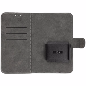 Wonder Common universalus knyginis dėklas (XXL) Samsung S25 Ultra/S24 Ultra/M35/M23/A16 5G/Xiaomi Redmi 14C rudas