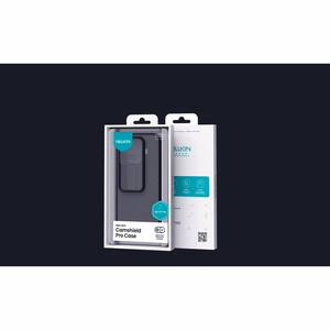 Nillkin CamShield Pro dėklas, skirtas Xiaomi 15T Pro, skaidrus juodas