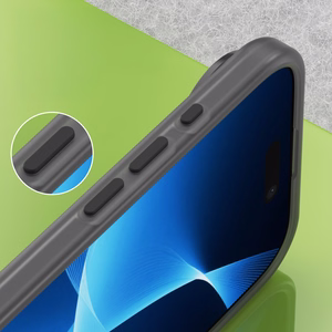 Magnetinis abrazyvinis dėklas telefonui iPhone 17 Air, suderinamas su MagSafe - matinė juoda