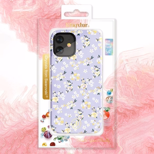 Kingxbar Blossom dėklas dekoruotas originaliais Swarovski kristalais iPhone 12 mini įvairiaspalvis (Lelija)