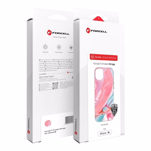 FORCELL F-PROTECT Mirage, militarinio kritimo testuotas dėklas telefonui, MagSafe suderinamas IPHONE 15 PRO rožinis