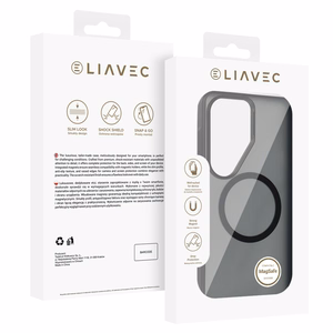 Liavec Soft Case Metal Frame for Samsung Galaxy S26 Ultra black