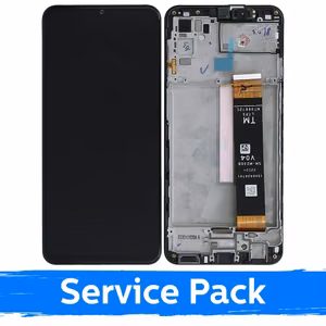 Ekranas skirtas Samsung M336 M33 5G / M236 M23 5G juodas su rėmeliu (Service Pack)