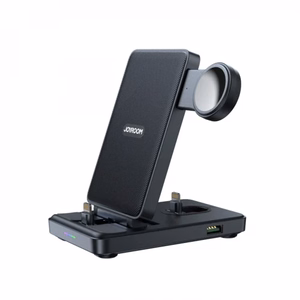 Belaidis įkroviklis Joyroom JR-WQS02 4in1, juodas (iPhone / Apple Watch / Airpods)