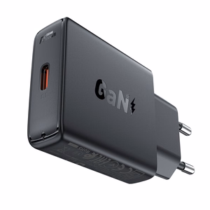 Acefast A65 PD 20W GaN USB-C Ultra Slim Wall Charger - Black